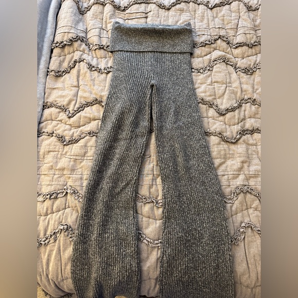 Fold Over Knit Aerie Pants - Picture 2 of 3